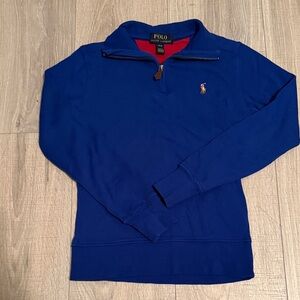 Polo by Ralph Lauren Navy Blue Half-Zip Sweater